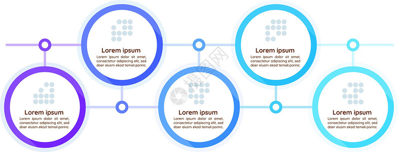 空白instagram模板高等教育重要性信息图表设计模板 带有空白复制空间的抽象矢量信息图 具有 5 个步骤序列的教学图形 可视化数据呈现设计图片
