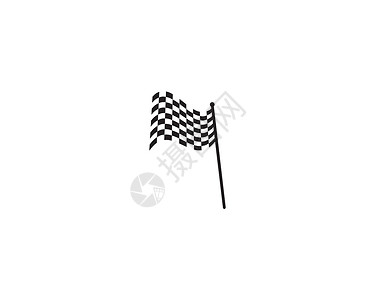 格子旗赛旗图标简单设计赛旗日志标识工作室锦标赛网络赛车商业技术优胜者摩托运动设计图片