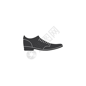 距离图标鞋标志矢量图标它制作图案运动鞋训练皮革活动插图运动员健身房鞋类技术翅膀设计图片