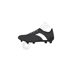 足球鞋徽标矢量图标它制作图案玩家训练足球插图标识游戏活动卡通片运动胜利设计图片