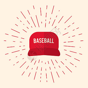 红棒球底垒盖图标设计图片