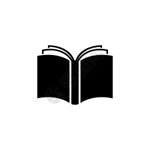 书平面矢量 Ico阅读大学字典小说出版物页数插图文学知识读者图片