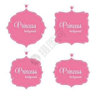 皇冠标签公主皇冠框架它制作图案矢量图帽子孩子魔法女王电脑胸衣贵族国王电路绘画设计图片