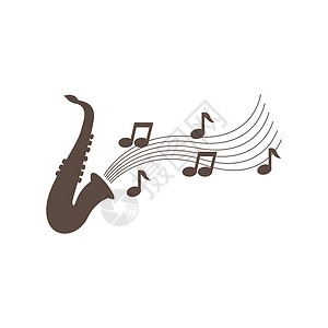 音乐爵士爵士乐徽标图标音乐会乐队萨克斯管旋律艺术钢琴乐器笔记白色歌曲设计图片