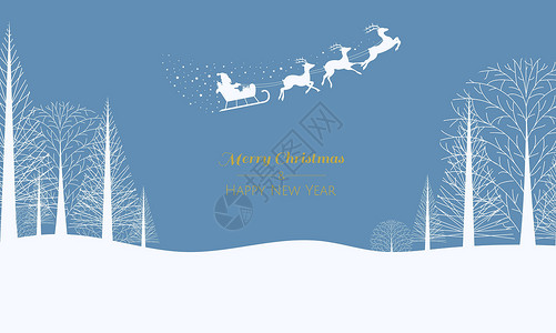 卡圣诞节带有 Fir树的冬令卡设计图片