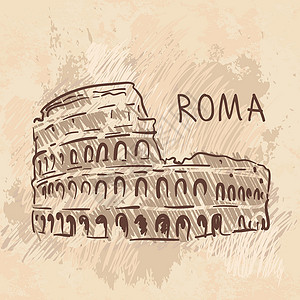 罗马纪念碑世界著名里程碑系列 意大利罗马Colosseum设计图片