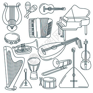 非洲鼓音乐乐器彩珠设计图片
