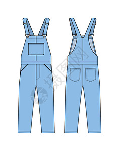 Denim 总体跳自控矢量模板插图小样连衣裤服饰牛仔绘画纺织品女性牛仔裤加油机服装设计图片