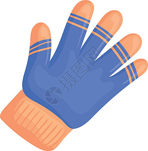 手套卡通暖冬手套 卡通霜冻手保护设计图片