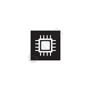 芯片图标数据电脑技术半导体互联网木板硬件白色电子处理器图片