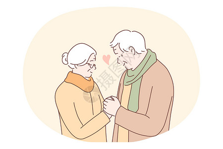 老年夫妇大笑生活快乐 积极生活方式概念的老年夫妇老年人口卡通片微笑投标祖父乐趣退休奶奶幸福丈夫活动设计图片