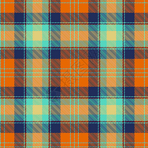 苏格兰氏族绿松石正方形高清图片