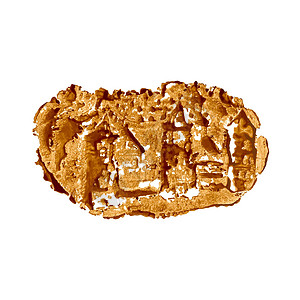 古代故事插图密封工件 印记 形状 复古图像 邮票 考古学 古代 历史 孤立的白色背景设计图片