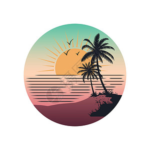 巴厘岛库塔海洋和海滩全景景观 夏季时间设计艺术作品情调天堂冲浪手掌热带日落异国火烈鸟假期海浪设计图片