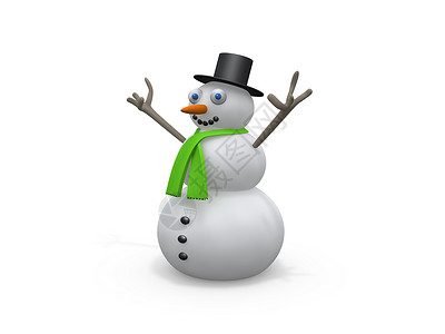 雪人 寒冷的 插图 冬天 新年 有趣的 假期背景图片