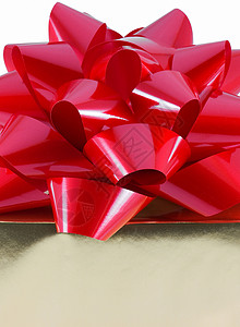 圣诞礼物 红色的 生日 情人节 圣诞节 金子背景图片