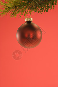 圣诞树装饰品 圣诞节 红色的 悬垂的 习俗和庆祝活动 幸福背景图片
