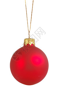 圣诞树装饰 红色的 假期 前夕 玻璃 装饰品背景图片
