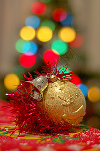 圣诞玩具 灯 新年 乐趣 庆典 假期 装饰品背景图片