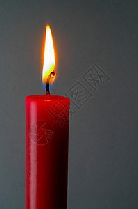 红蜡烛 3 有剪切路径高清图片