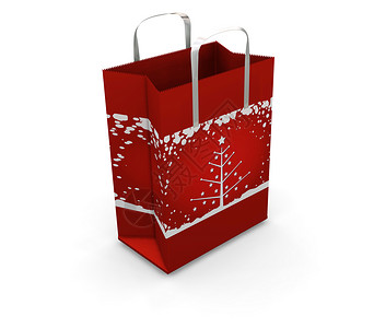 购物袋 店铺 宗教的 冬天 治疗 季节性的 圣诞节 下雪的 树背景图片