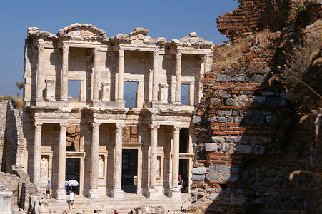Ephesus 图书馆2背景图片