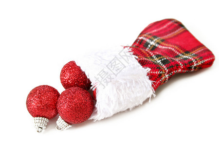 圣诞短袜 季节性的 红色的 闪亮的 传统 庆典 传统的背景图片
