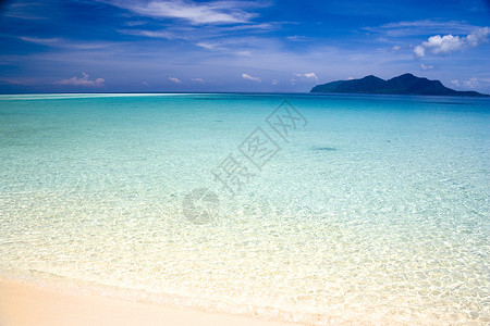 热带岛屿海滩 异国情调 太阳 亚洲 天堂 马来西亚 水 海洋背景图片