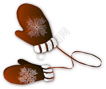 手套 情绪 圣诞节 毛皮 走 滚雪球 绳索 红色的 家庭背景图片