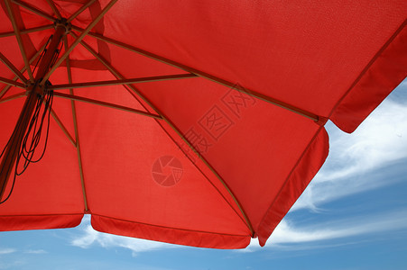 阳光 自然 红色的 伞 假期 遮阳棚 热的图片