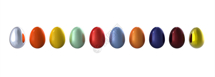 直线彩色鸡蛋背景图片