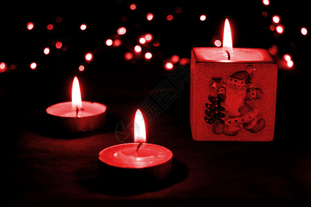 圣诞节灯 华丽的 火 晚上 浪漫的 假期 火花 射线 蜡烛背景图片