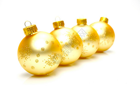 圣诞礼服 白色的 球 装饰品 假期 季节背景图片