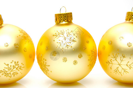 圣诞礼服 装饰品 白色的 喜庆的 假期 金子 季节背景图片
