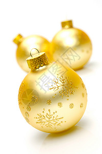 圣诞礼服 装饰品 金子 白色的 季节 假期 喜庆的背景图片