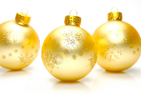 圣诞礼服 喜庆的 季节 装饰品 金子 树 球背景图片