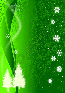 圣诞节说明 圣诞说明 十二月 白色的 薄片 树 漩涡背景图片
