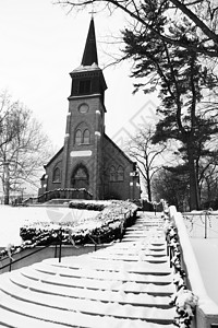 黑人和白人旧乡村教会 历史的 精神 白色的 教堂 尖顶背景图片