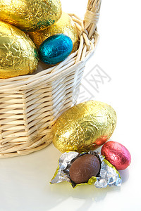 复活鸡蛋 假期 巧克力 篮子 宗教 棒棒糖背景图片