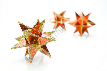 圣诞星 季节 装饰品 白色的 喜庆的 树 星星背景图片