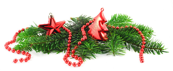 圣诞节装饰 红色的 庆祝 白色的 季节 冷杉 马斯背景图片