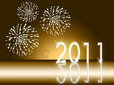 新年第二年 快乐的 插图 家 新鲜的年度节日庆典背景图片