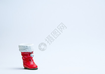 圣诞红靴背景图片