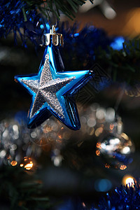 圣诞节装饰 星星 米白色 插图 雪花背景图片