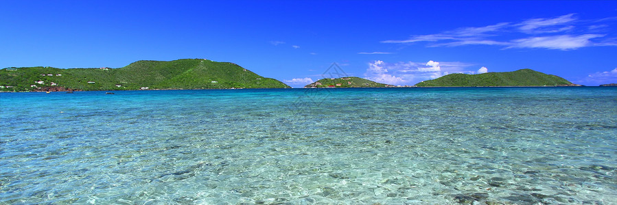 美丽的托尔托拉 英属维尔京群岛 晴天 水高清图片