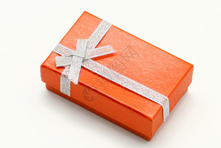 矩形橙礼盒图片