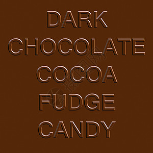 深巧克力广场 诱惑 美食 牛奶 棕色的 黑色的 巧克力狂背景图片