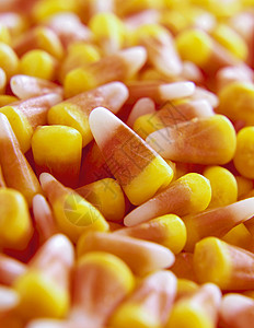 糖果玉米 万圣节 童年 庆祝 传统 黄色的 食物背景图片