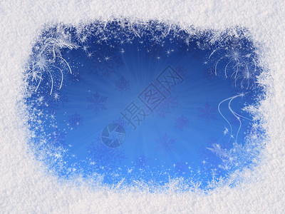 冬季魔术框架背景图片