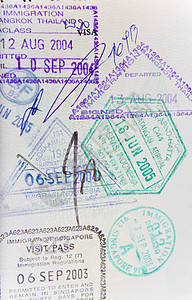 护照印章 凌乱的 涂鸦 观光 邮票 鉴别 海关 水印图片